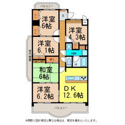 サントノーレ神拝の物件間取画像